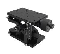 Plataforma elevadora manual precisa del eje Z, mesa lineal manual de ajuste fino, distancia de elevación de 60 mm, tamaño de la mesa de 120 x 80 mm, capacidad de carga máxima de 20 kg, para fresadora