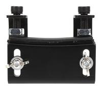 Plataforma Elevadora para Bombo de Metal, Ajuste para Batería | 1 Pieza Negra, Superficie Pulida, para Práctica en Casa o Sala, Compatible Mayoría de Bombos