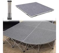 Plataforma escénica Kit De Escenario Modular Portátil, Plegable Desmontable 4 X 4 Pies Escenario Para Bodas Iglesia Salas De Exposiciones. Mini Plataforma Escénica Ligera Y Fácil De Conectar(LxWxH 1.2