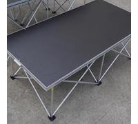 Plataforma escénica Peldaño De Escenario Plegable De 1,22 M/4 Pies De Longitud, Escalón De Escenario Portátil Antideslizante, Peldaño De Escenario Modular Montado Para Danza/batería/cantante(Step LxW
