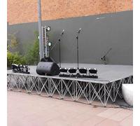 Plataforma escénica Plataforma Escénica Portátil Para Eventos, Kit De Escenario Modular Conectable Con Elevador De Aluminio Y Pasadores De Bloqueo, Escenario Plegable Para Dj Fácil De Transportar Y Mo