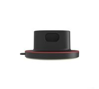 Plataforma giratoria de 360 grados para cámaras de acción Pocket 4 y Pocket 3, adecuada para uso en escritorio e instalación en coche (negro rojo)