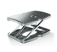 plataforma inclinada del pedal, Reposapiés ajustable en altura debajo del escritorio, gris, 5,31-11,8 pulgadas