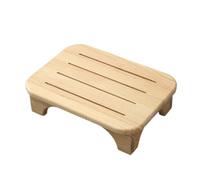 plataforma inclinada del pedal, Reposapiés de madera maciza, varios tamaños, 45 x 32 (12-15) cm (17,7 12,5 (4,72-5,9 pulgadas), multicolor(B,45 * 32 * 15cm)