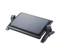 plataforma inclinada del pedal, Reposapiés ergonómico inclinable debajo del escritorio, ajustable en 3 alturas, extraíble, acolchado, negro, 21,6 x 12,5,7 pulgadas