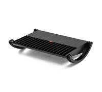 plataforma inclinada del pedal, Reposapiés mecedor bajo escritorio 48,5 x 34,6 10 cm blanco y negro(Black)