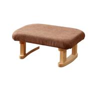 plataforma inclinada del pedal, Taburete con reposapiés bajo el escritorio, de madera y tela, mecedor multicolor(C)