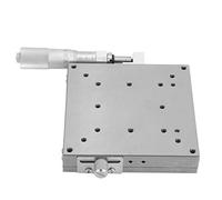 Plataforma lineal manual tipo bola de acero inoxidable, paso de corte en X 100x100mm para inspección de precisión de laboratorio, equipo mecánico, instrumentos