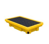 Plataforma Modular Antiderrames Con DesagüE Y Soportes Para Montacargas, Plataforma Modular ContencióN De PláStico, Desmontable Y A Prueba De Fugas Para La Industria Y QuíMicos(26 * 14.2 * 4.7)