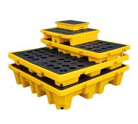 Plataforma Modular De ContencióN De Derrames Con Rejillas, DesagüE,Plataforma Modular Antiderrames Para La Industria De Aceites Y Productos QuíMicos Para Uso Industrial(51.2 * 26.8 * 5.9)