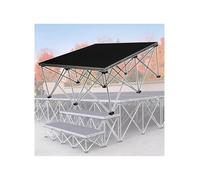 Plataforma modular de escenario, portátil, conectable, fácil de montar para bodas, actuaciones, bailes, fiestas, reuniones