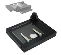 Plataforma móvil manual de alta precisión, 60 mm horizontal 55 mm trazo vertical, precisión de lectura de 1 mm, para microscopios estéreo de inspección de zoom