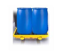 Plataforma para derrames de petróleo, Bandeja portátil y Duradera para Exteriores: palé de contención de plástico Resistente para garajes, sótanos y Almacenamiento Seguro de Productos químic