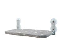 Plataforma para Gatos En Ventana - Reposera Gatos Plegable - Ventosas Asiento Brillo Nocturno Juguetes Interactivos para Sueños Acogedores Observar Pájaros Pequeños Espacios Cerca Ventana