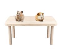 Plataforma para Hámsters: 1 Pieza Plataforma de Juego de Madera para Hámsters, Accesorios para Hámsters, Plataforma de Escalada para Hámster, para Jaula de Hámster (25x12x14 cm)