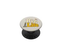 Plataforma petrolífera Rig Life Funny Oilfield Roughneck PopSockets PopGrip Adhesivo