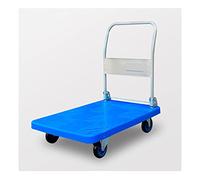 Plataforma plegable de alta resistencia para camión, mango de metal resistente y base de plástico duradera para un fácil transporte de equipaje, artículos para el hogar y suministros de mudanza.