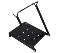 Plataforma Plegable para Escalera Exteble Soporte Trabajo Anslizante Hierro Resistente Catible con Escaleras Cóas Loft Espacio Amplio para Herientas para