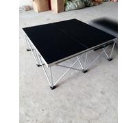 Plataforma plegable portátil con elevador, elevador de escenario conectable 3 x 3 4 x 4 pies, plataforma modular para eventos para auditorios escolares