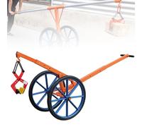 Plataforma Rodante Ajustable For Tapa De Alcantarilla,Plataforma Rodante De Piedra Industrial,Equipada Con Dos Ruedas De Goma Y Un Mango Ajustable(70cm/27.6in)