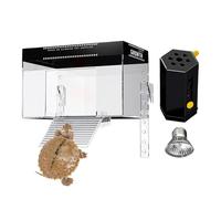 Plataforma sobre bañera para tortugas con cubierta - Plataforma suspendida antideslizante para tortugas domésticas - Recinto para observación de reptiles en restaurantes y balcones