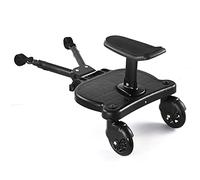 Plataforma universal para cochecito, con asiento, diseño de dos ruedas de 360°, 2 en 1, para todos los cochecitos, para niños de 3 a 7 años, 25 kg