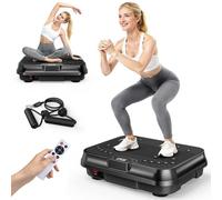 Plataforma Vibratoria HomeFitnessCode 250 Niveles Pantalla Táctil LED 150 kg Negro