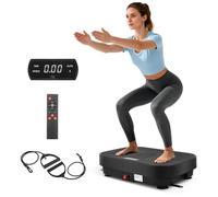 Plataforma Vibratoria,Plataforma Vibración Muscular con Altavoz Bluetooth Incorporado,120 Niveles de Intensidad y 5 Modos, Pantalla táctil LED y Control Remoto inalámbrico para Musculación y Moldeado