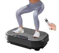 Plataforma vibratoria, potente plataforma vibratoria, equipo de fitness para el hogar, 120 niveles de amplitud de ajuste, 10 modos deportivos, para entrenamiento de cuerpo entero, desarrollo muscular