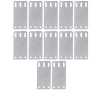 Plataformas de carga y tracks, soportes de montaje en raíl, resistentes plataformas, 12 piezas de instalación Kit, Trailer Lorry Tie Down Reinforcement, Wooden Floor Compatible, de carga