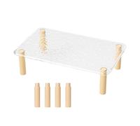 Plataformas de jaula de hámster - soporte de jaula de hámster extraíble ajustable, estante de hábitat para mascotas | estante de mesa expandible, Puerta de agua alimentaria de bot