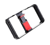 Plataformas de video de mano con dos asas para disparos estables para bloggers y streamers en cualquier configuración, soporte de trípode para teléfono