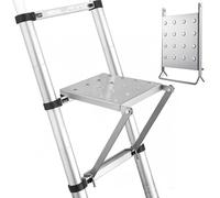 Plataformas para Escalera,Plataforma de Trabajo Ajustable Antideslizante,Accesorios para Escalera | Aplicable a Pintores, Bricolaje, hogar, Trabajo, Bomberos, Banco de Trabajo, Elevador y