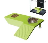 Plataformas para tomar el sol de tortuga, plataforma de escalada de tortuga, plataforma estable para reptiles, plataforma para tomar el sol con ventosa, rampa de tortuga para reptiles pequeños