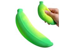 Plátano Antiestrés - PP 14,5x6x4,5cm | Figura Elástica con Cambio De Color | Juguete Sensorial De Agarre para De Ansiedad, Enfoque, Bromas, Escritorio Y Relax