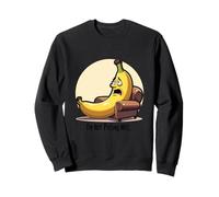 Plátano de Dibujos Animados sintiénd Sudadera