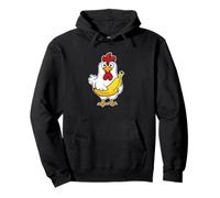 Plátano de Pollo sorprendido Sudadera con Capucha