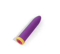 Platanomelón - Mini Vibrador con 3 Velocidades y 4 Modos, Sumergible y Recargable - Bali Lila