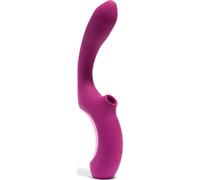 Platanomelón Momba Vibrador Conejito con Succión Borgoña