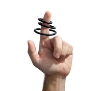 Platanomelón - Set 3 Anillos Estranguladores de Diferentes Tamaños - Ula Negro