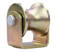 Plate Casters U Groove Gate Wheel,Rigid Track Caster,Heavy Duty Sliding Gate Roller for Inverted Track,Industrial Machine,Rolling Gate,Sliding Door,Wire Rope Rail,Barn Door Castors (Size : 99m(59mm/2.