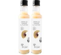 Platé Crema de Vinagre de Plátano 250 ml | Aderezo artesanal, natural y versátil | Ideal para ensaladas y recetas con sabor canario | Elaborado en Canarias, vegano y sin gluten (Paquete de 2)