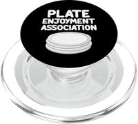 Plate Enjoyment Association - Soporte redondo para alimentos PopSockets PopGrip para MagSafe