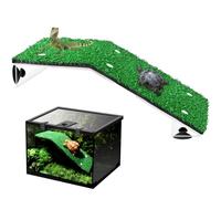 Plate-Forme De Suspension Tortue - Plate-Forme De Tortue De Rampe D'herbe De Simulation | Plate-Forme De Tortue | Suspendue Pour Petit Reptile Grenouille Terrapin Rampe D'escalade Pour Tortue