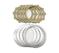 Plateas de fricción y platas de Acero compatibles con 400 EX400 ZX4R ZX4R Z400 2018-2024 Motocicletas(One Set)