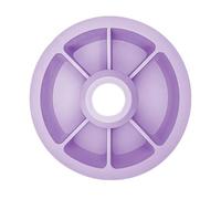 Plateau À Snacks En Silicone Réutilisable | Plateau À 6 Compartiments Avec Porte-Boisson | Organisateur De Collations Pour Et Adultes | Idéal Pour Canapé, Lit, Table, Plage, Pique-Nique, Maiso