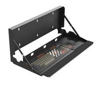 Plateau Clavier Escamotable Murale Ergonomique 61cm - Plateforme pour Clavier & Souris de Bureau et Maison, Capacité de Charge 10 kg, Noir