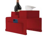 Plateau D'accoudoir De Silicona | Porte-gobelets En Silicone Pour Canapé,Porte-gobelet Anti-déversement Avec Pochette Et Porte-boîte À Mouchoirs Pour Canapé Canapé