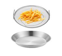 Plateau De Filtre À Huile - Acier Inoxydable, 8,66 Pouces, Bac De Vidange En Filet, Crépine De Cuisine | Ensemble De Tamis À Mailles De Cuisson, Panier Filtrant En Pour L'huile, Le Fil