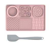 Plateau De Léchage Chien - Distributeur Lent | 12 Pouces Silicone | Coussin De Massage Pour Beurre De Cacahuète Et Yaourt, Réduction De L'Anxiété, Polyvalent Plateau De Léchage Chien